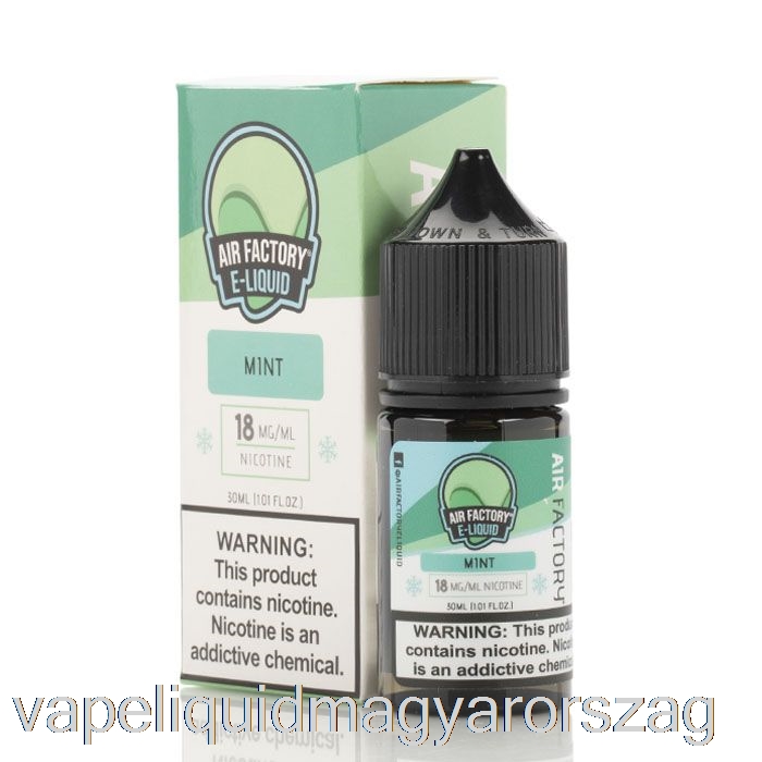 Menta - Levegőgyári Sók Eliquids - 30ml 50mg Vape E Cigi